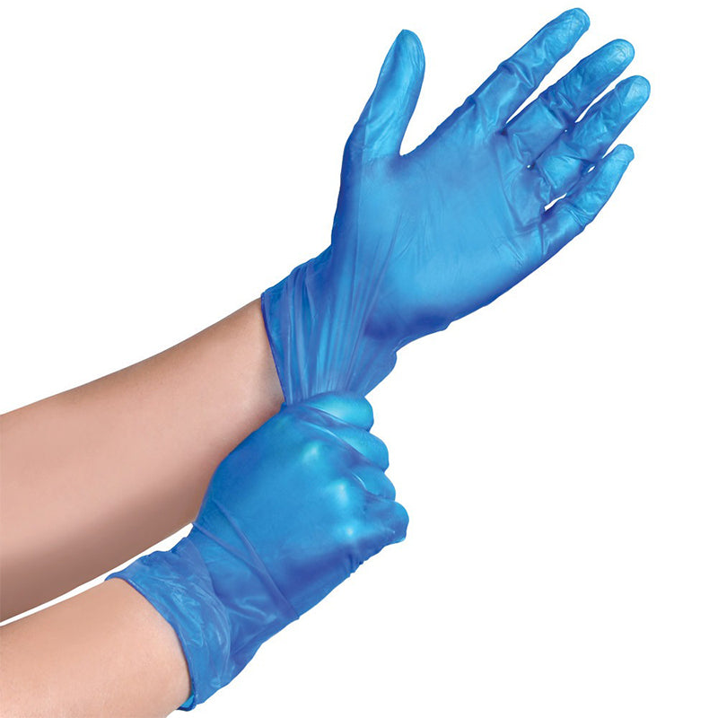 Gorilla Vinyl II, Blue Vinyl Disposable Glove