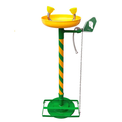 Eye Washer GI-E100, Free-Standing Eye Washer, Galvanized Steel