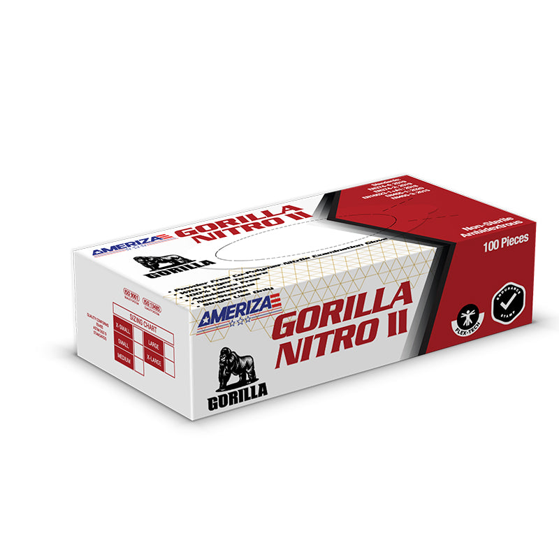 Gorilla Nitro II, Disposable Copolymer Nitrile Glove