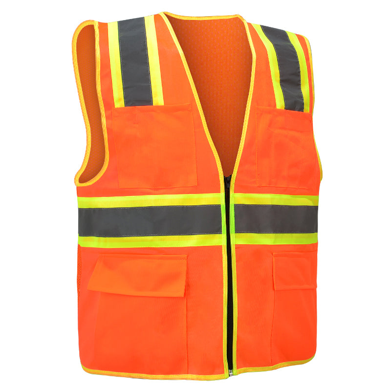 Sparkle, Hi-Vis Executive Vest Yellow With Zipper