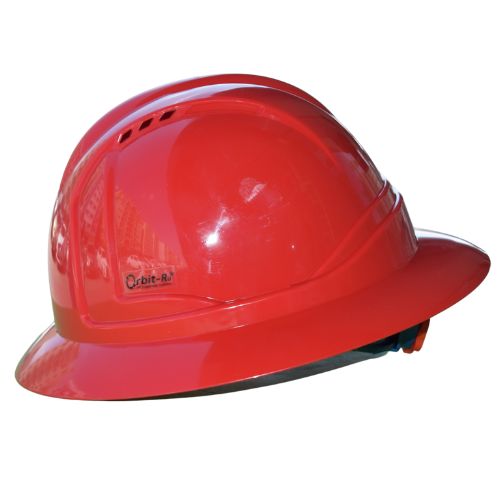 Perf Full Brim Helmet red