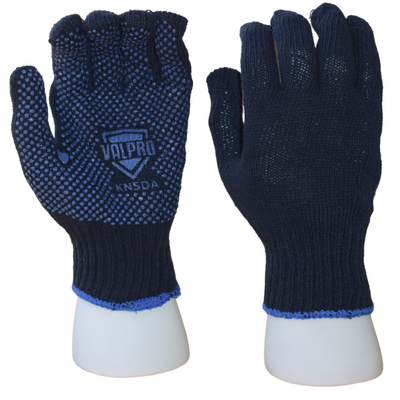 Blue KNSDA, Knitted Gloves - Single Side Grip KNSDA ,valpro