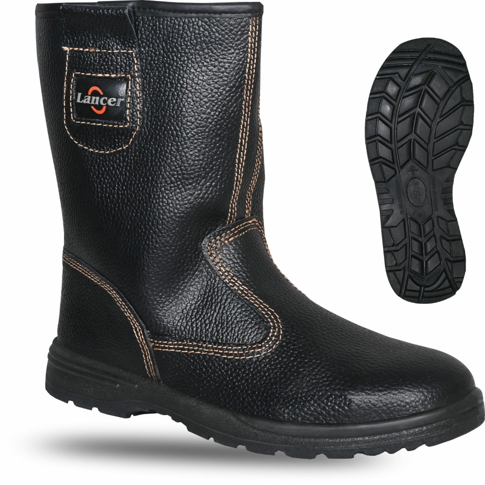 Rigger, Welding Boots Black, Lancer TP-213 S1P BLK Model Y Black