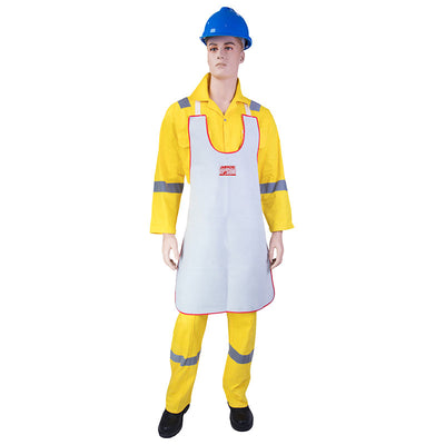 Torch Apron - Single Stitched Leather Welding Apron With Piping