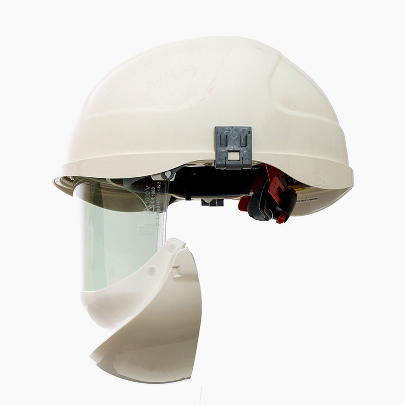 Arc flash helmet with integrated hot sale face shield