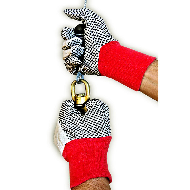 Drill Dotted Gloves