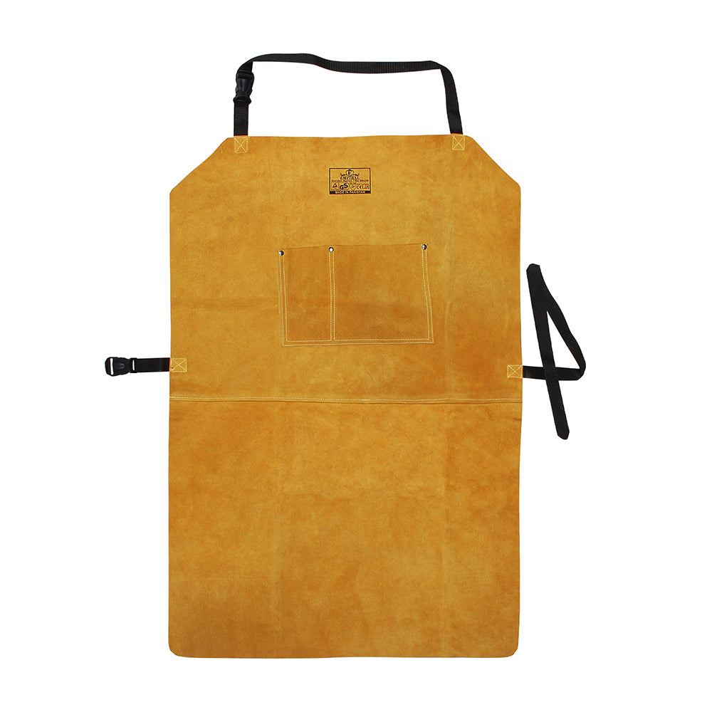 Golden Apron, Welding Apron, Golden Suede Leather