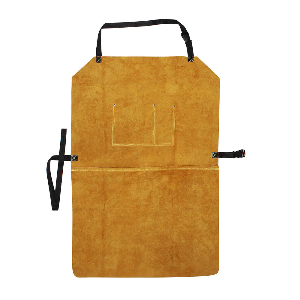 Golden Apron, Welding Apron, Golden Suede Leather