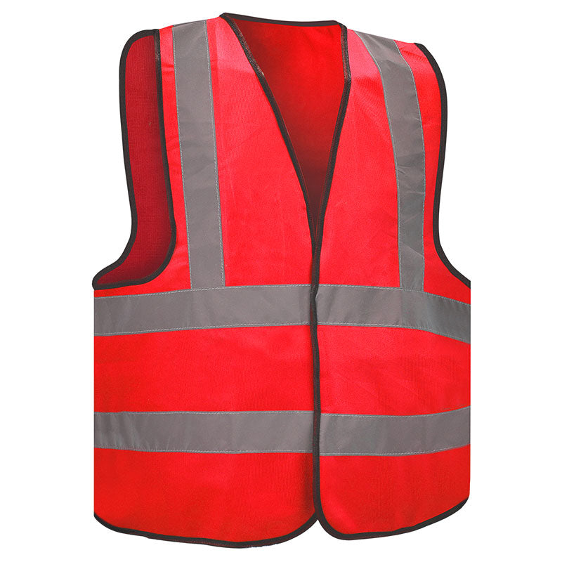 Glitter, Hi-Vis Safety Vest With Backside Cross Reflectives Zipper Closure.