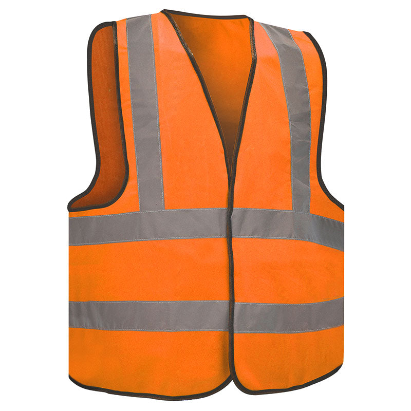 Glitter, Hi-Vis Safety Vest With Backside Cross Reflectives Zipper Closure.