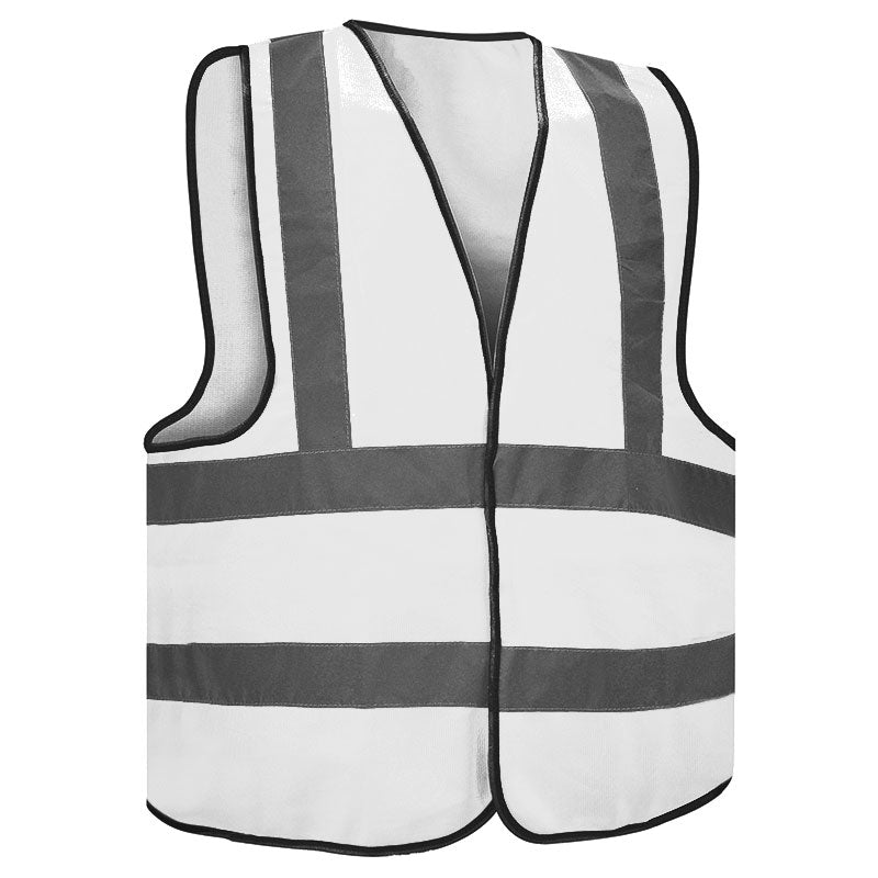 Glitter, Hi-Vis Safety Vest With Backside Cross Reflectives Zipper Closure.