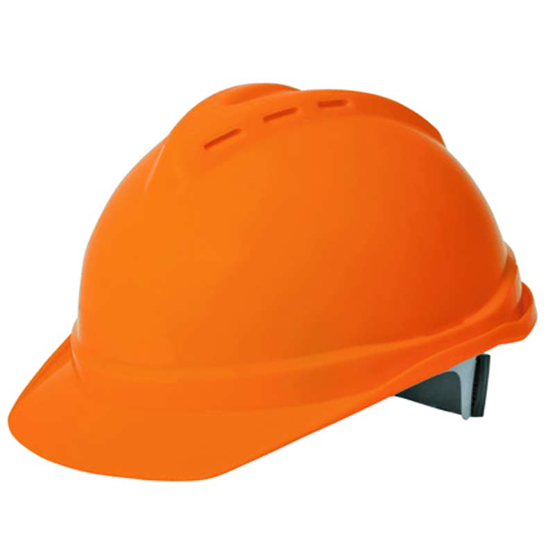 Safety Ventilated Helmet With Textile Ratchet Suspension