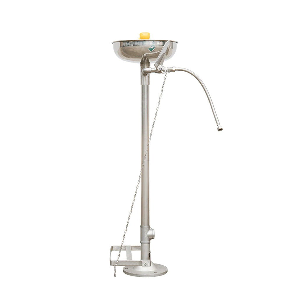 Eye Washer SS-E100, Free-Standing Eye Washer, Stainless Steel