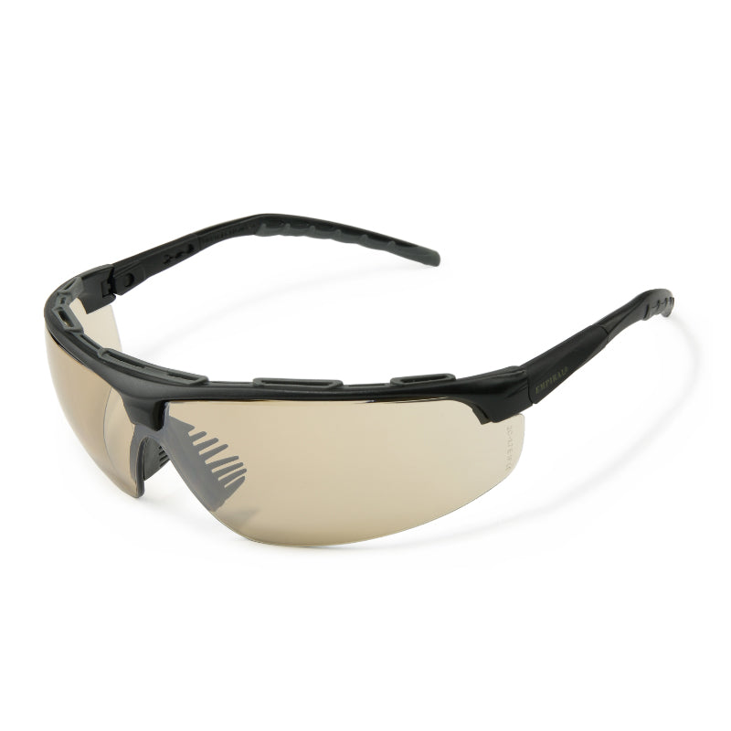 Maxima Mirror - Bronze, Anti-Scratch, Anti-Fog & Anti UV Light & Bronze Safety Spectacles.
