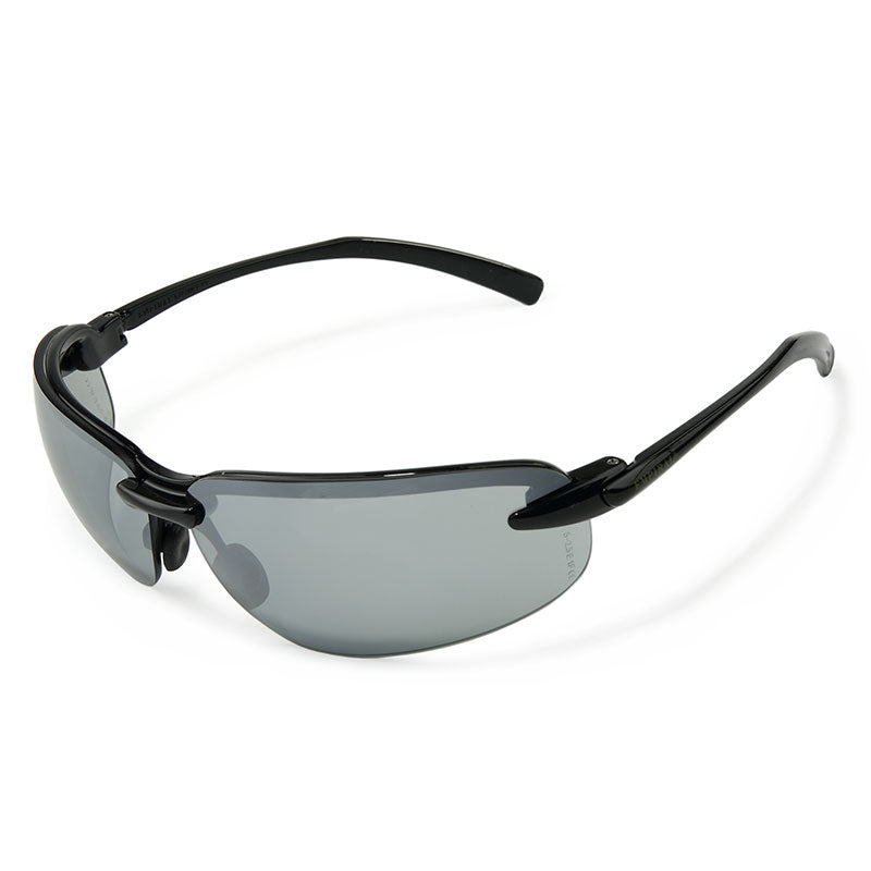 Metallic Silver Mirror, Anti-Scratch, Anti Fog, Anti UV Light & Silver Safety Spectacles.
