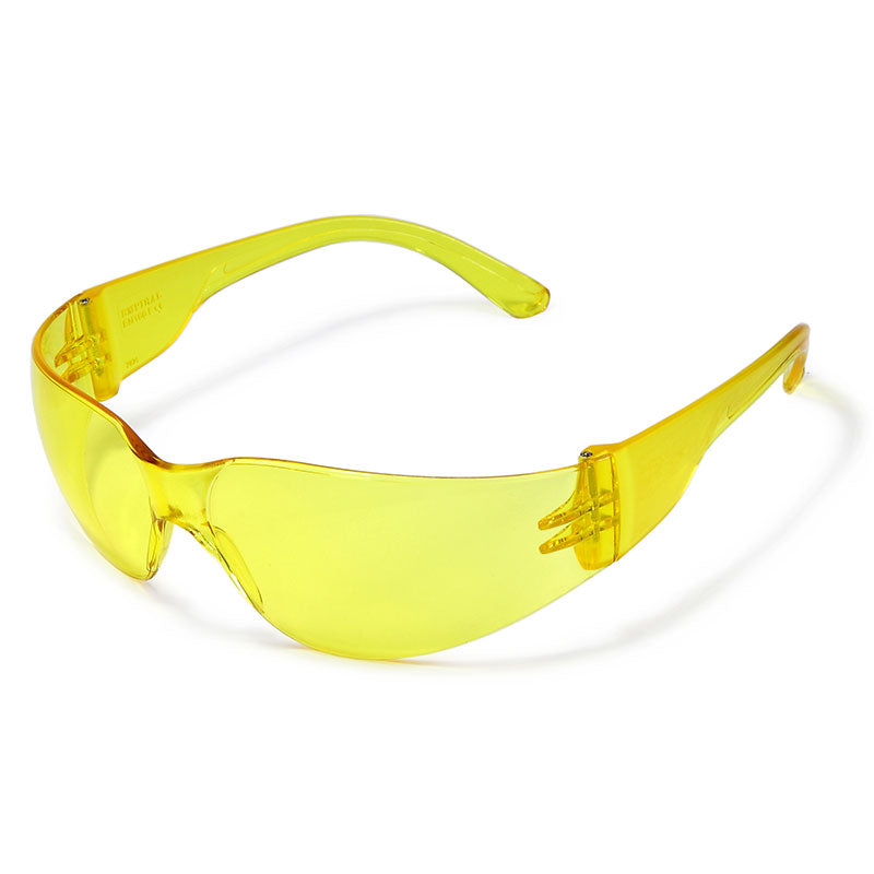 Ryder Amber, Anti-Scratch, Anti UV Light & Amber Safety Spectacles.