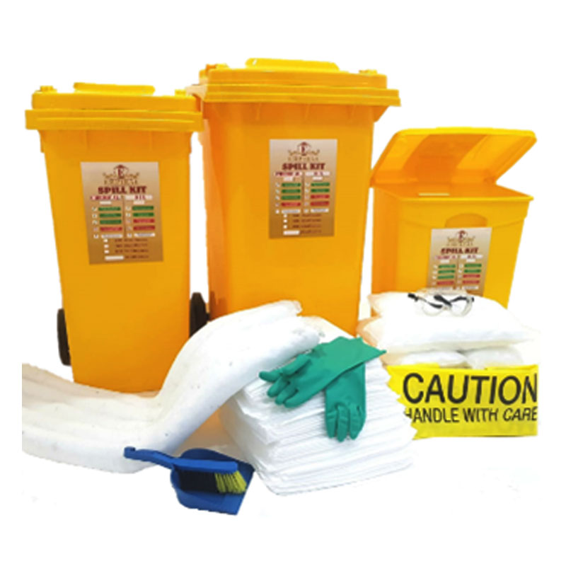 Oil Spill Kit Wheeled Bin - 60 Gallons (240 Litres)