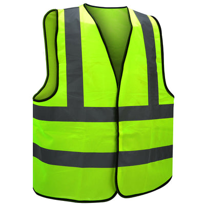 Star, Reflective High Visibility Vest Knit Fabric Velcro Type