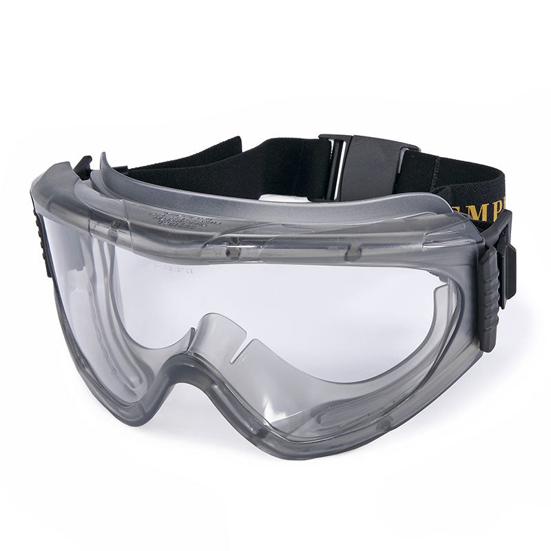 Vision Grey, Anti-Scratch, Anti UV Light & Clear Safety Indirect Vented Grey Goggles.