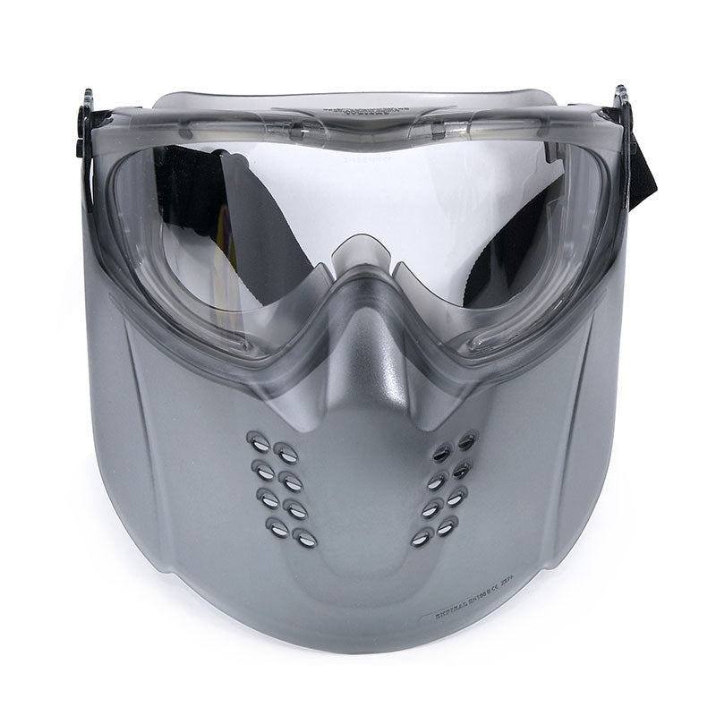 Vision Grey Visor Combo, Safety Indirect - Vented Goggle - Vision Grey Visor Combo