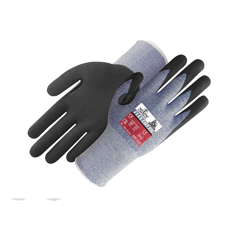 Gorilla Flex Cut C5, Nitrile Foam Finish Palm Coated Glove